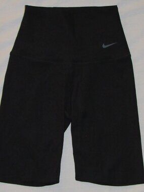 Nike Zenvy High Rise 8" Biker Athletic Ribbed Shorts Women's XS Running Gym